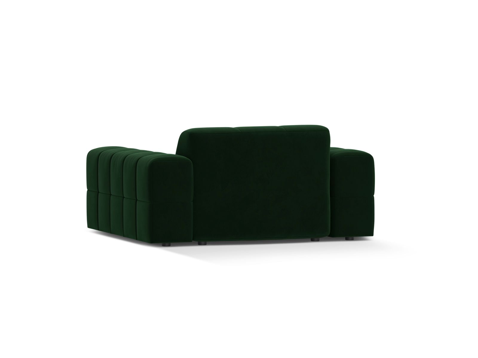 Velvet Armchair, "Jennifer", 1 Seat, 132x102x78