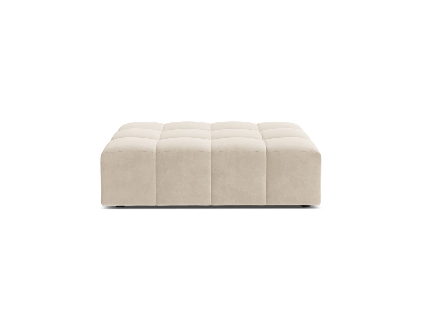 Velvet Pouf, "Jennifer", 1 Seat, 102x84x42