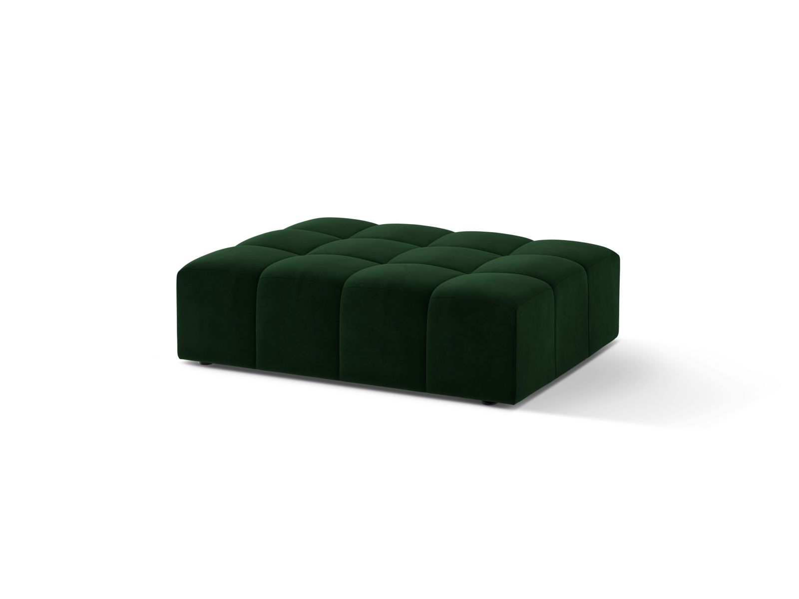 Velvet Pouf, "Jennifer", 1 Seat, 102x84x42