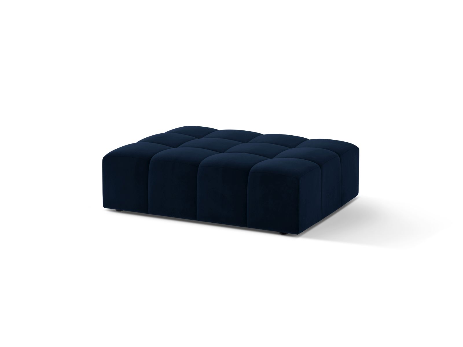 Velvet Pouf, "Jennifer", 1 Seat, 102x84x42