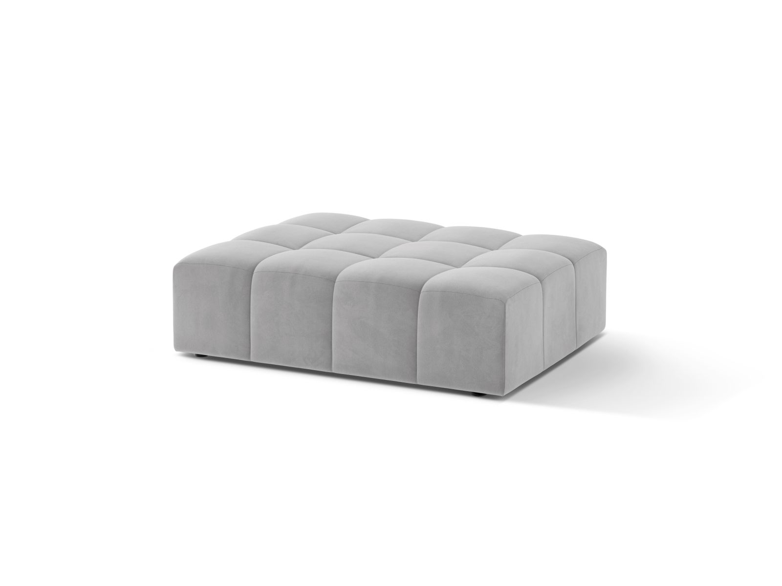 Velvet Pouf, "Jennifer", 1 Seat, 102x84x42