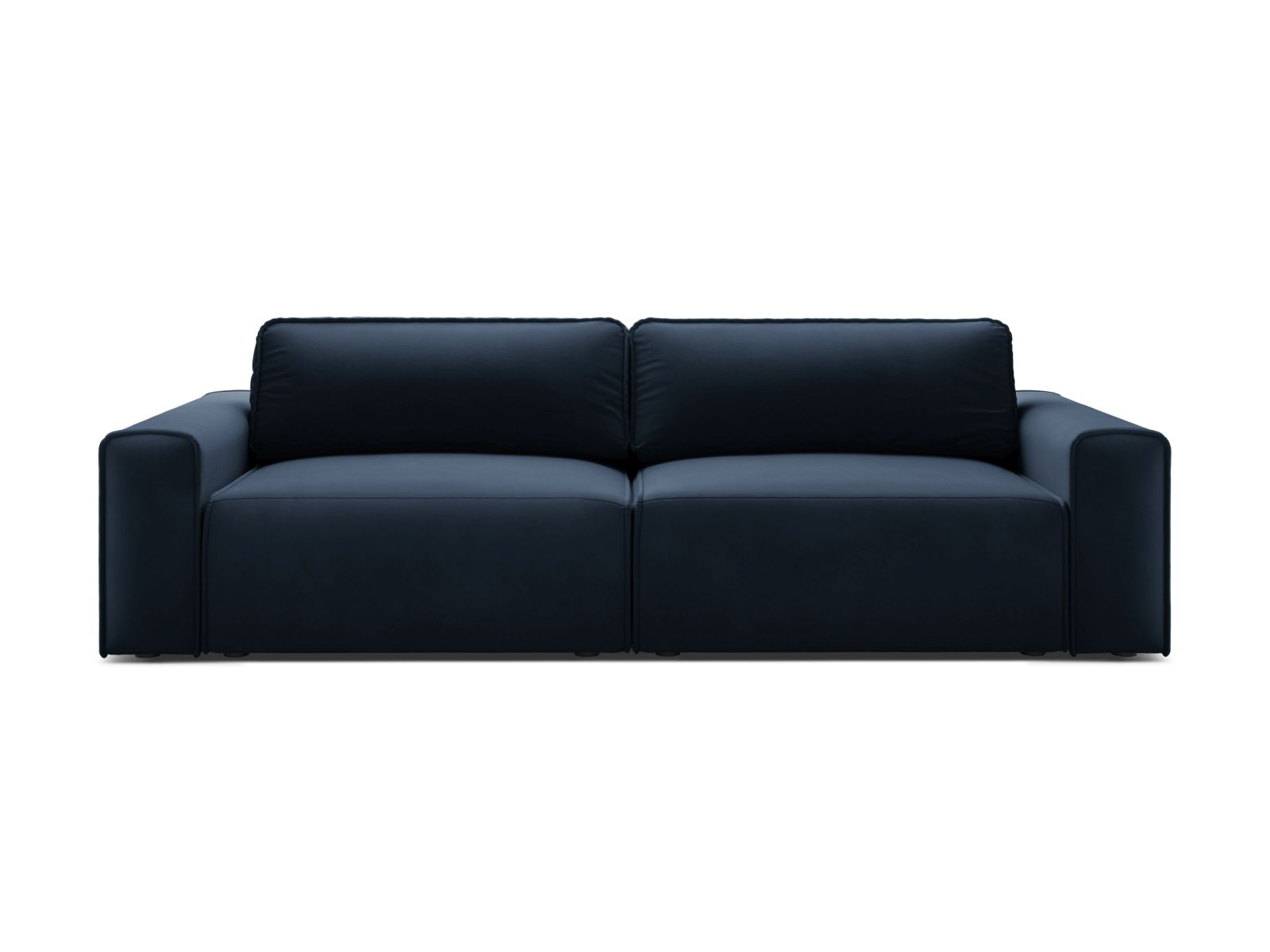 Velvet Sofa With Bed Function And Box, "Victor", 3 Seats, 246x100x83