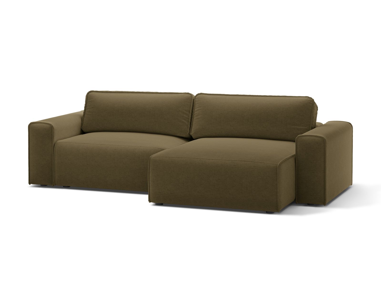 Right Corner Sofa With Bed Function And Box, "Victor", 3 Seats, 246x148x83
