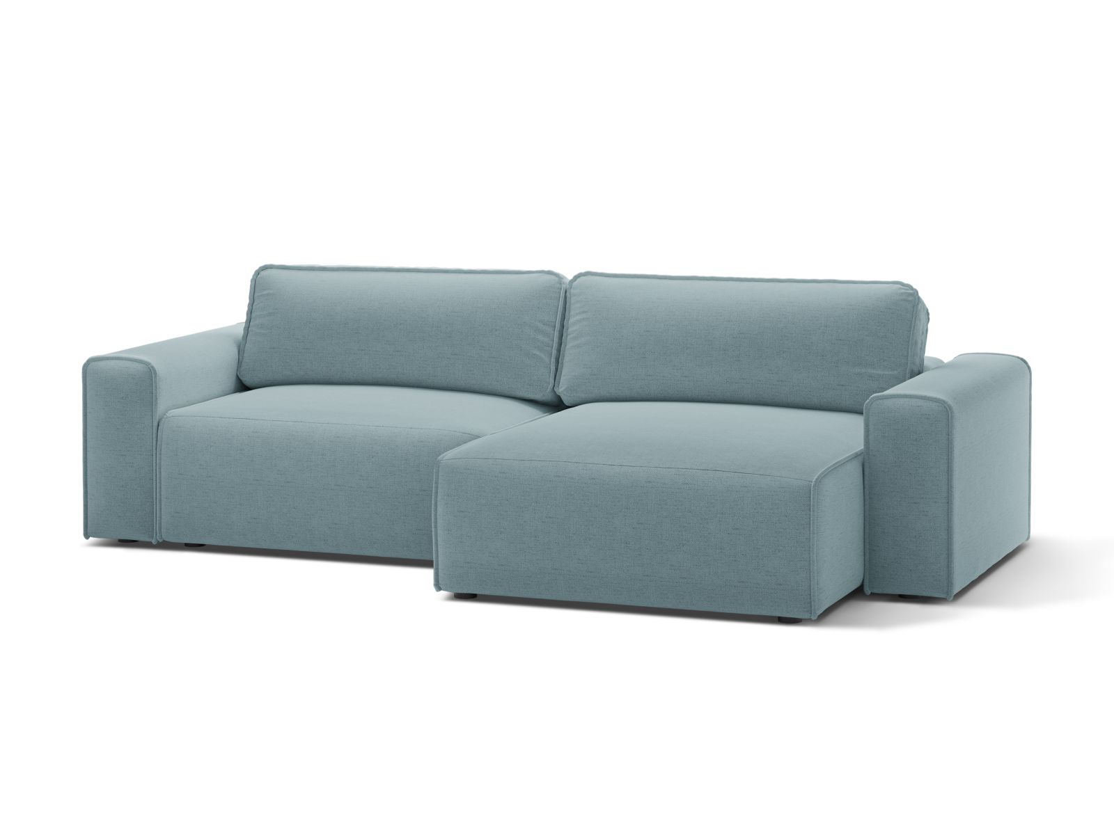 Right Corner Sofa With Bed Function And Box, "Victor", 3 Seats, 246x148x83