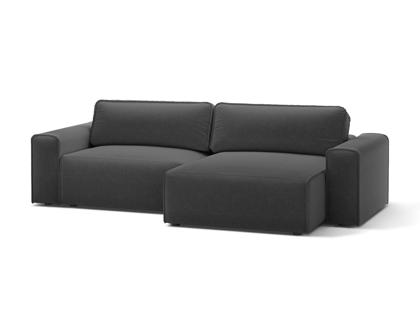 Right Corner Sofa With Bed Function And Box, "Victor", 3 Seats, 246x148x83