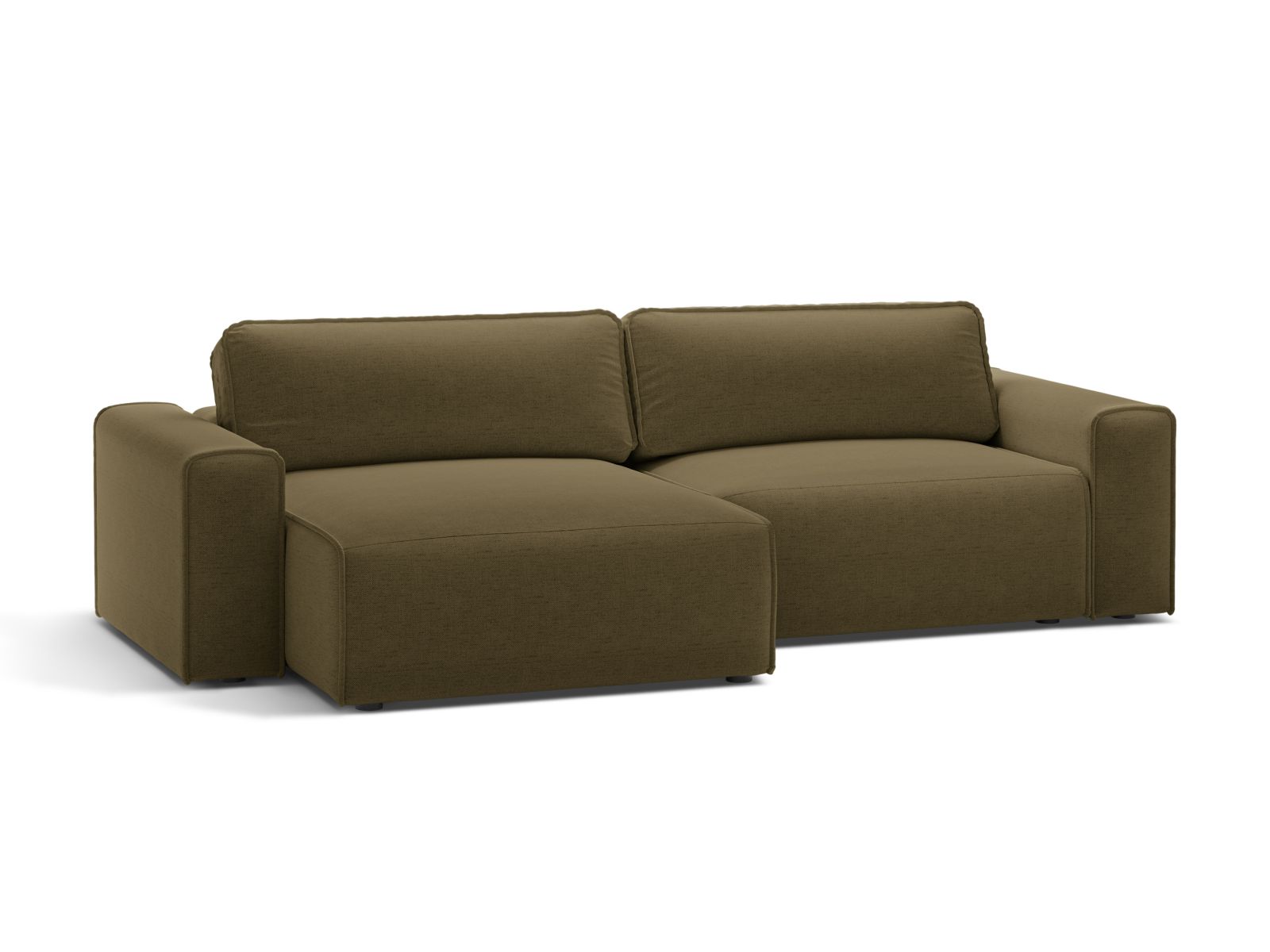 Left Corner Sofa With Bed Function And Box, "Victor", 3 Seats, 246x148x83