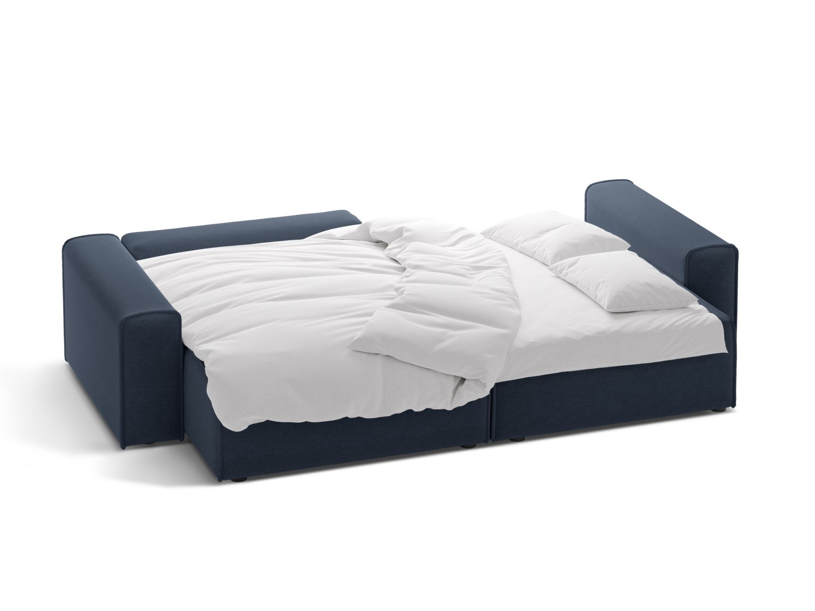 Left Corner Sofa With Bed Function And Box, "Victor", 3 Seats, 246x148x83