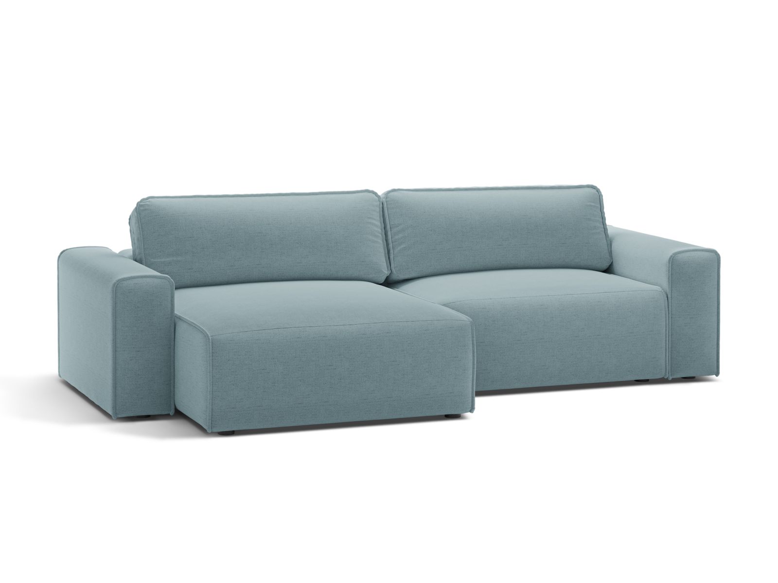 Left Corner Sofa With Bed Function And Box, "Victor", 3 Seats, 246x148x83