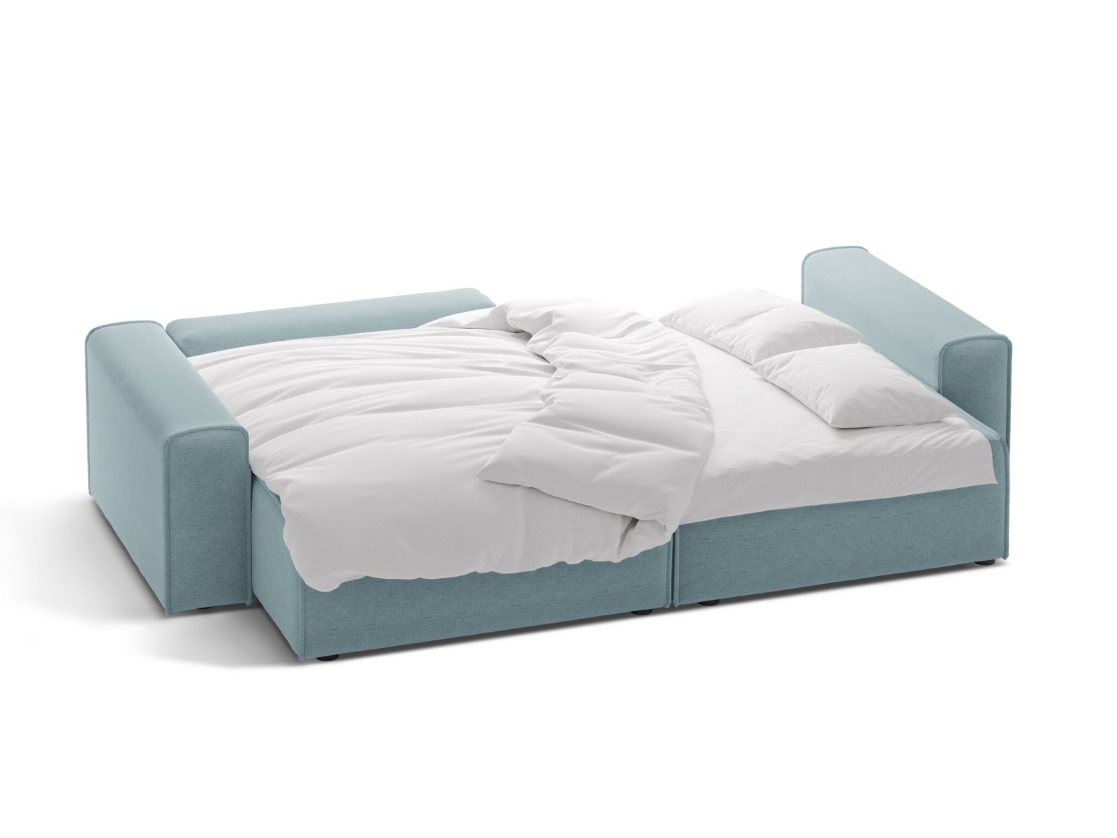 Left Corner Sofa With Bed Function And Box, "Victor", 3 Seats, 246x148x83