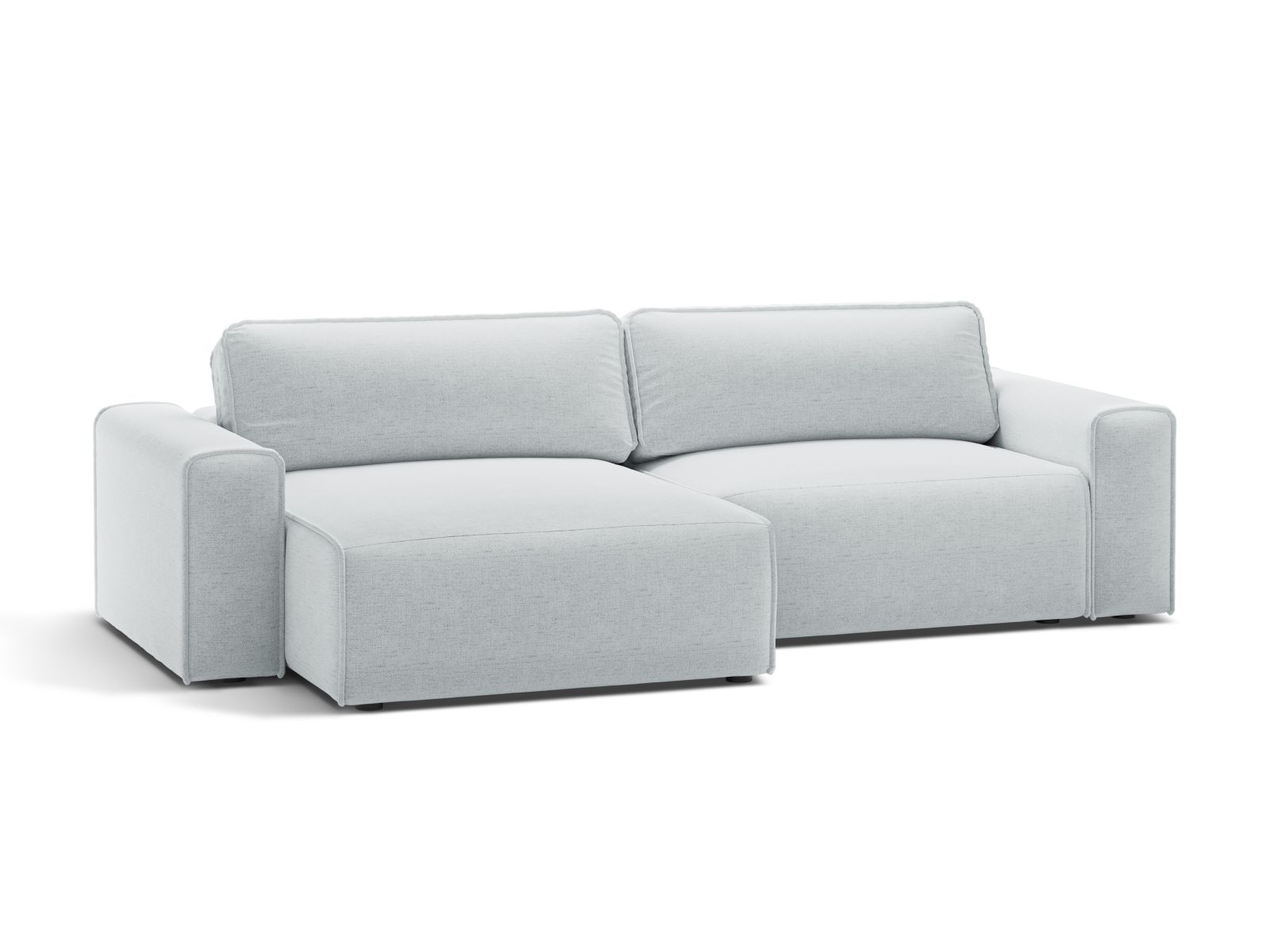 Left Corner Sofa With Bed Function And Box, "Victor", 3 Seats, 246x148x83