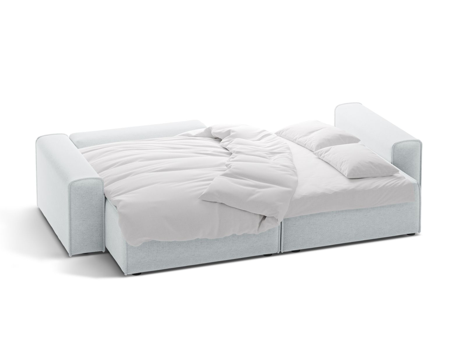 Left Corner Sofa With Bed Function And Box, "Victor", 3 Seats, 246x148x83