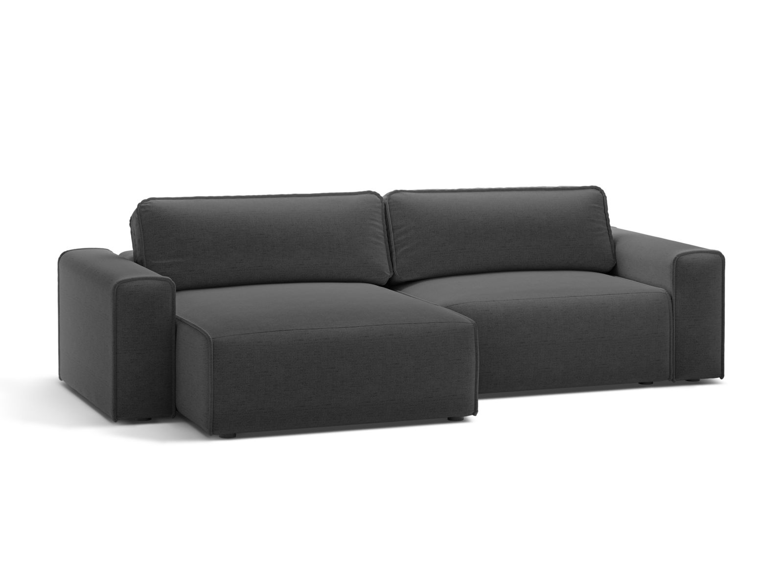 Left Corner Sofa With Bed Function And Box, "Victor", 3 Seats, 246x148x83