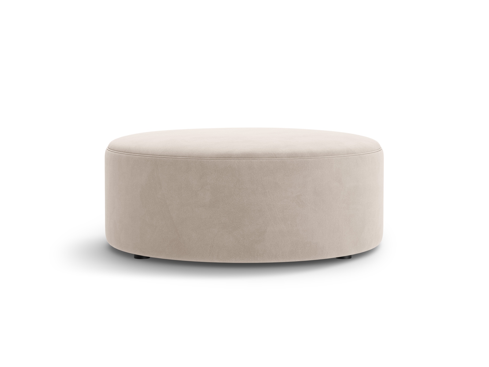 Velvet Pouf, "Dia", 1 Seat, 90x90x35