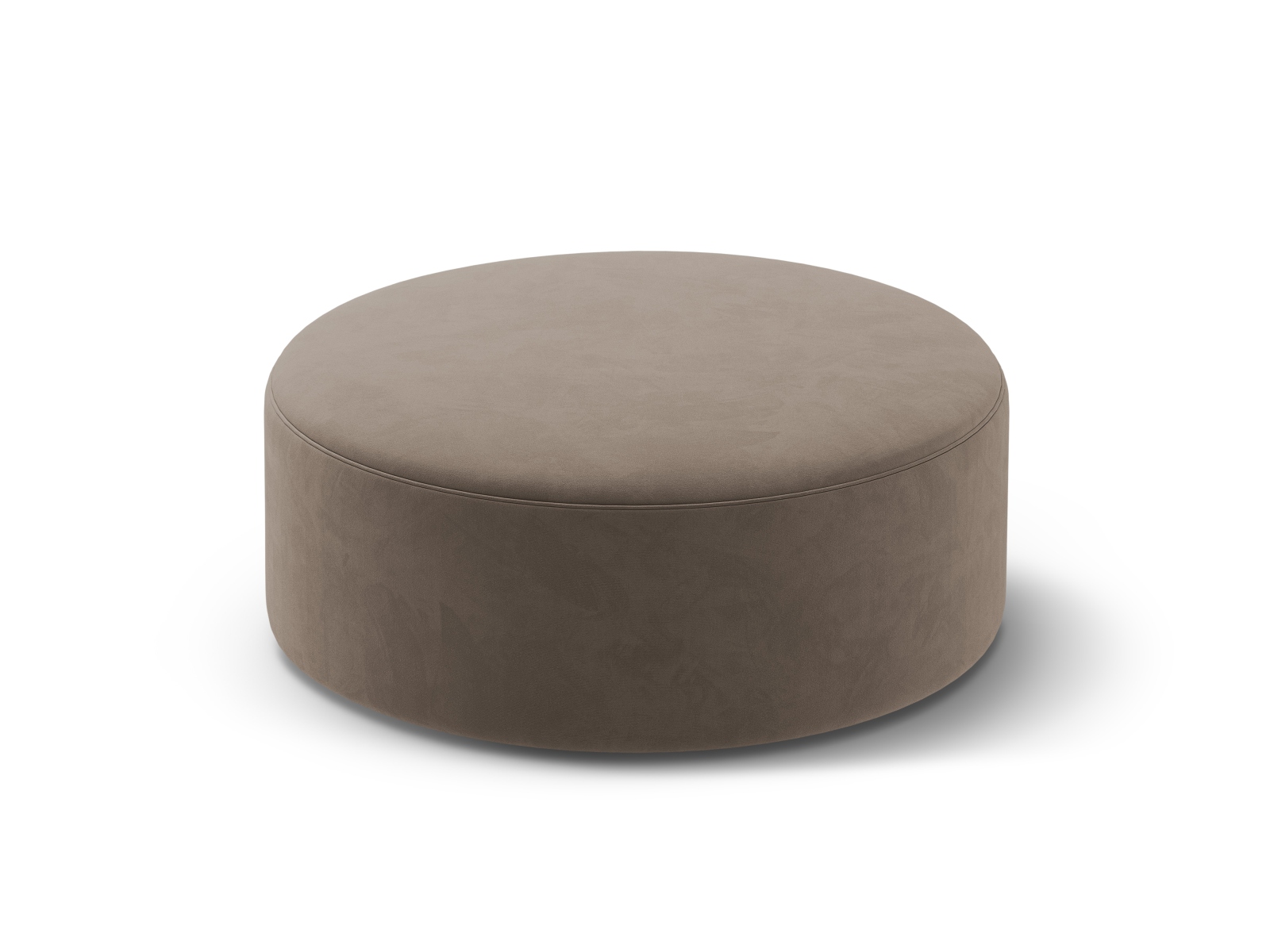 Velvet Pouf, "Dia", 1 Seat, 90x90x35