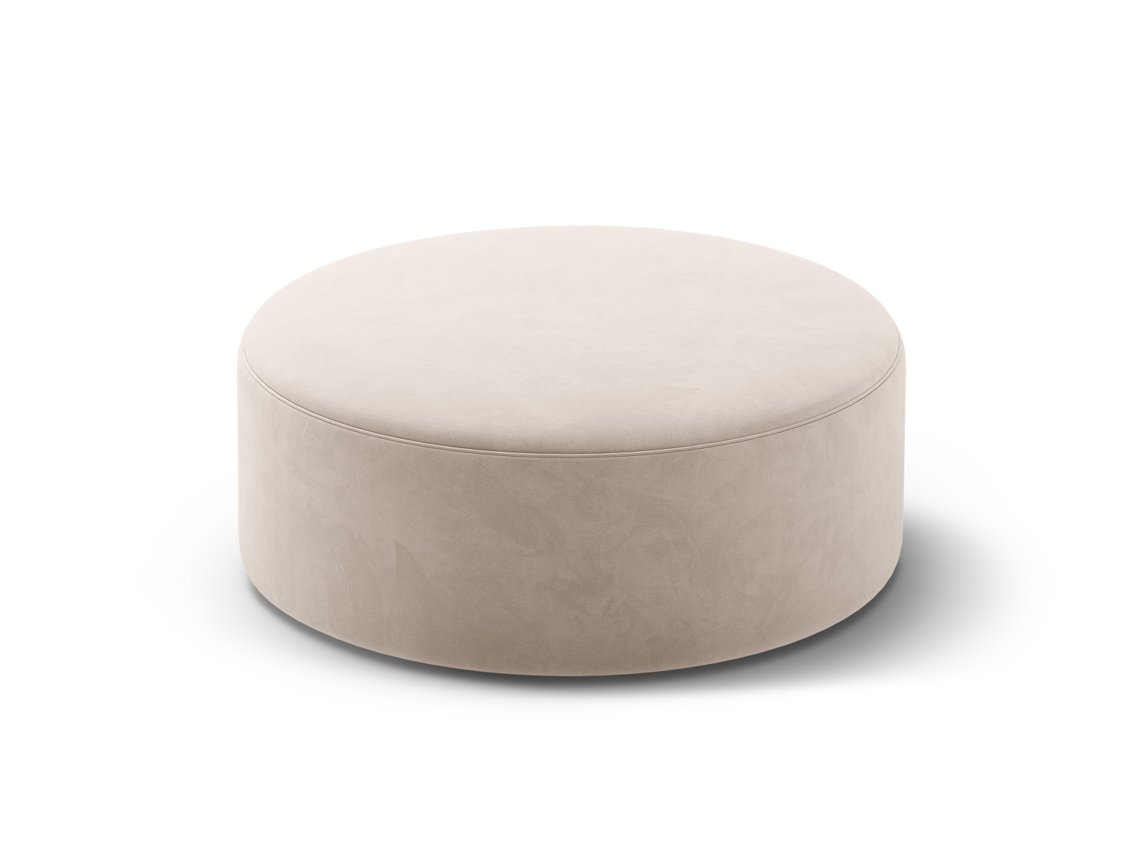 Velvet Pouf, "Dia", 1 Seat, 90x90x35