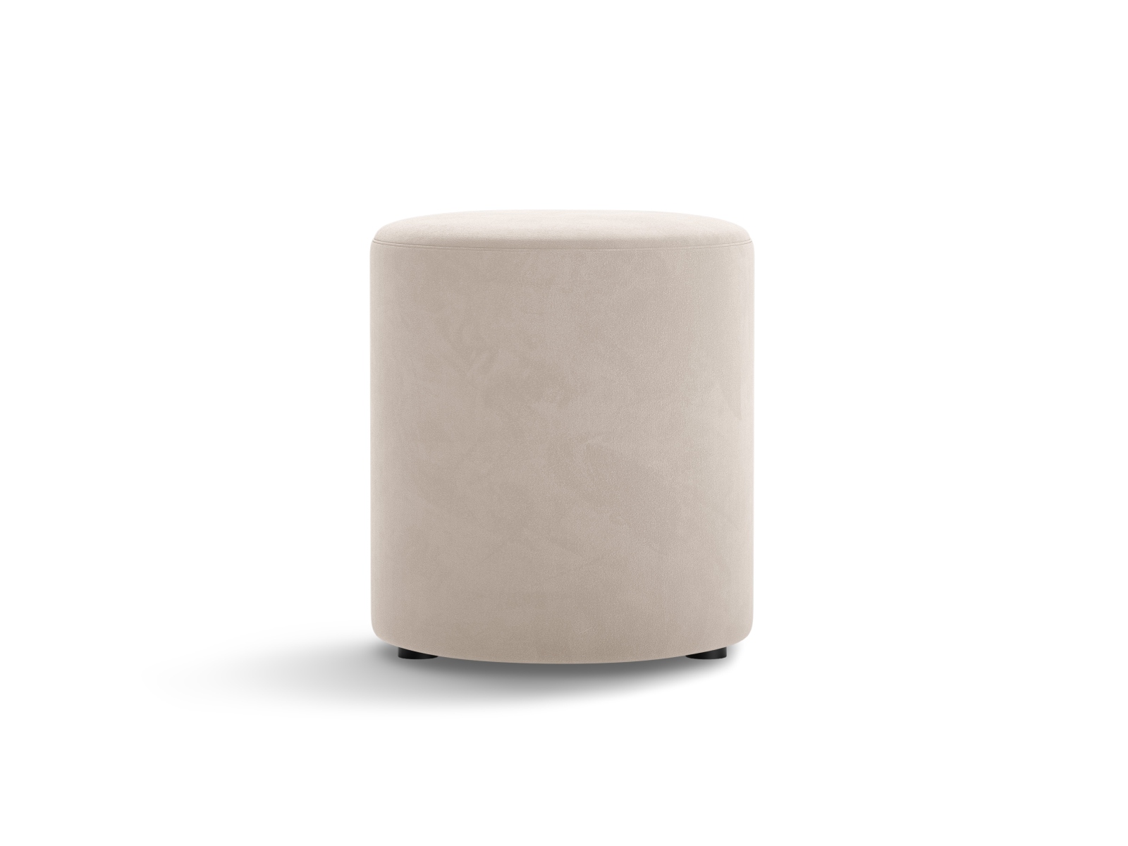 Velvet Pouf, "Dia", 1 Seat, 40x40x45
