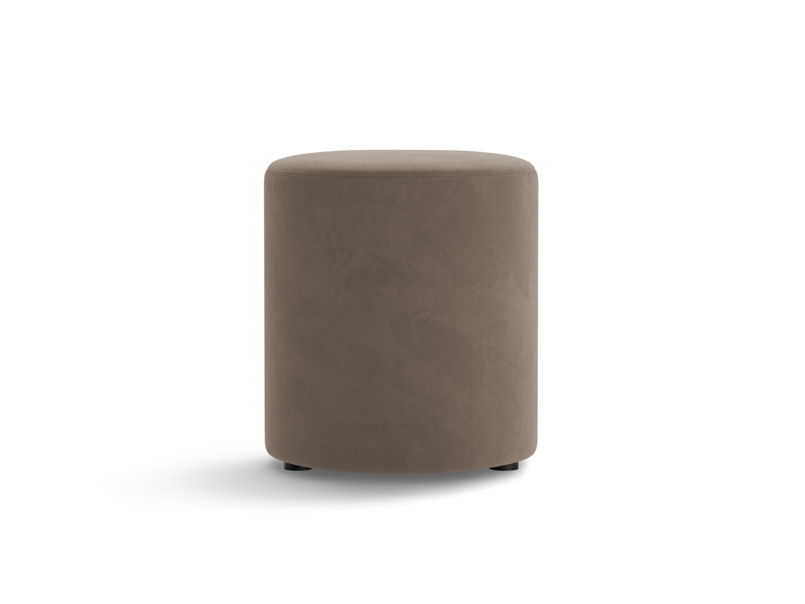 Velvet Pouf, "Dia", 1 Seat, 40x40x45