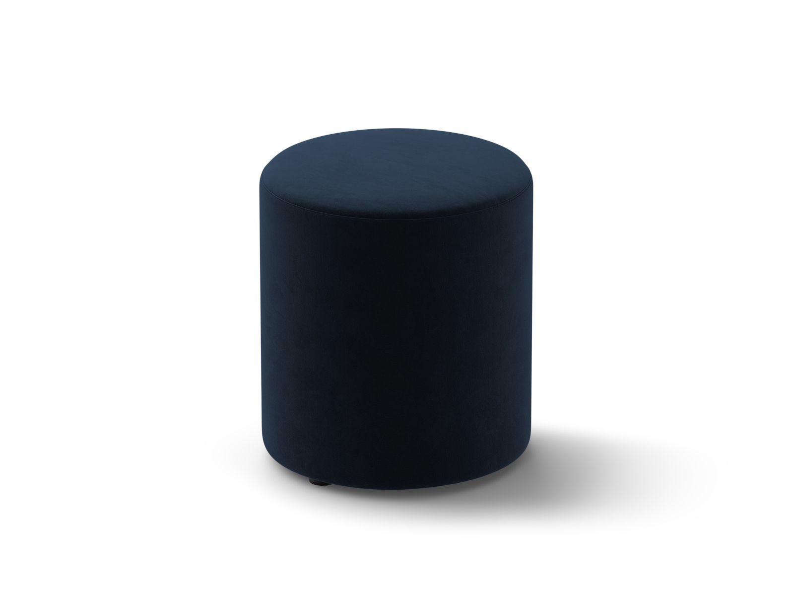 Velvet Pouf, "Dia", 1 Seat, 40x40x45