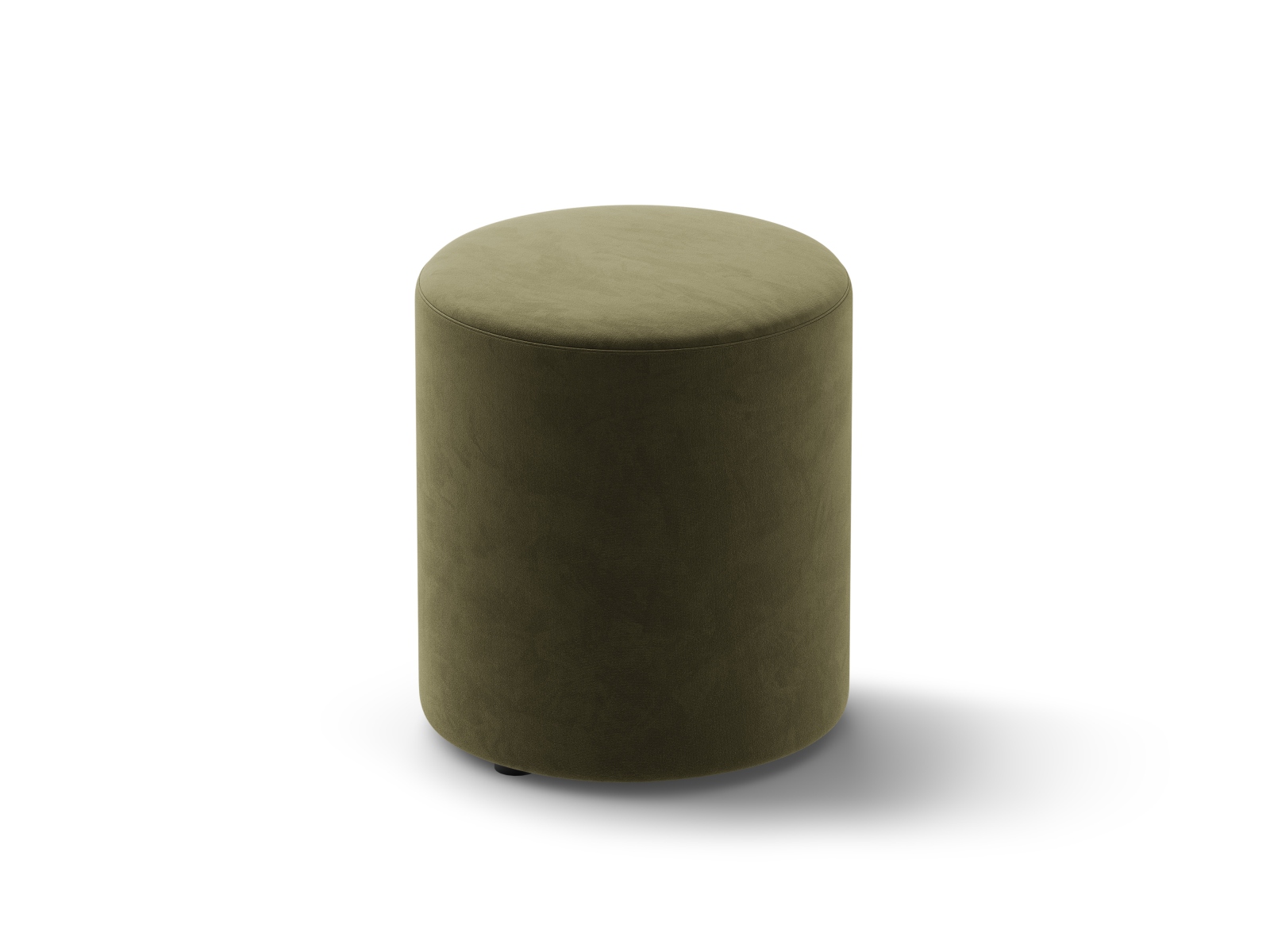 Velvet Pouf, "Dia", 1 Seat, 40x40x45