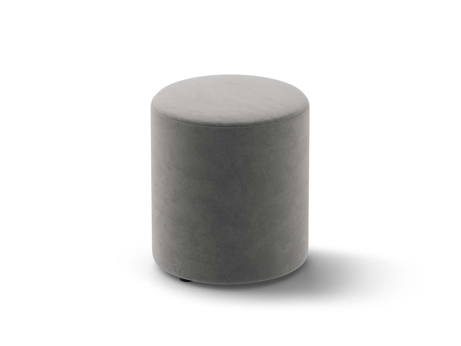 Velvet Pouf, "Dia", 1 Seat, 40x40x45