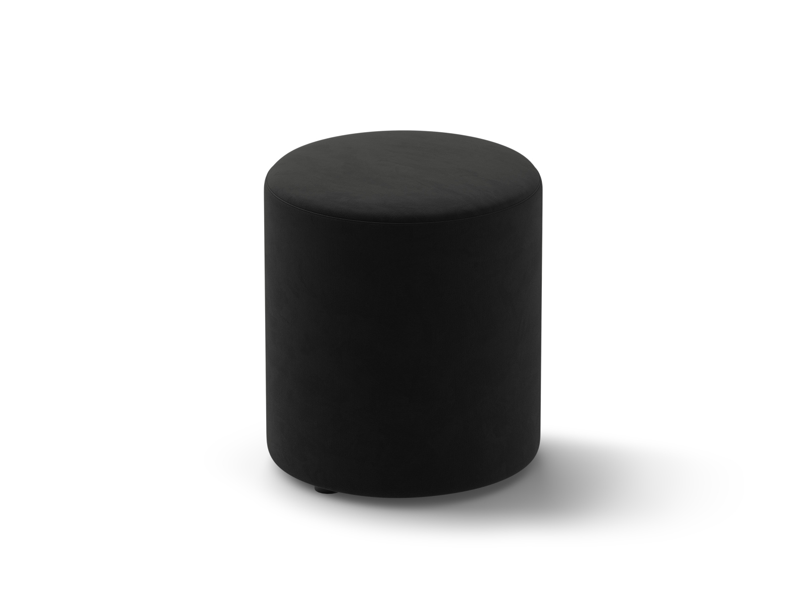 Velvet Pouf, "Dia", 1 Seat, 40x40x45
