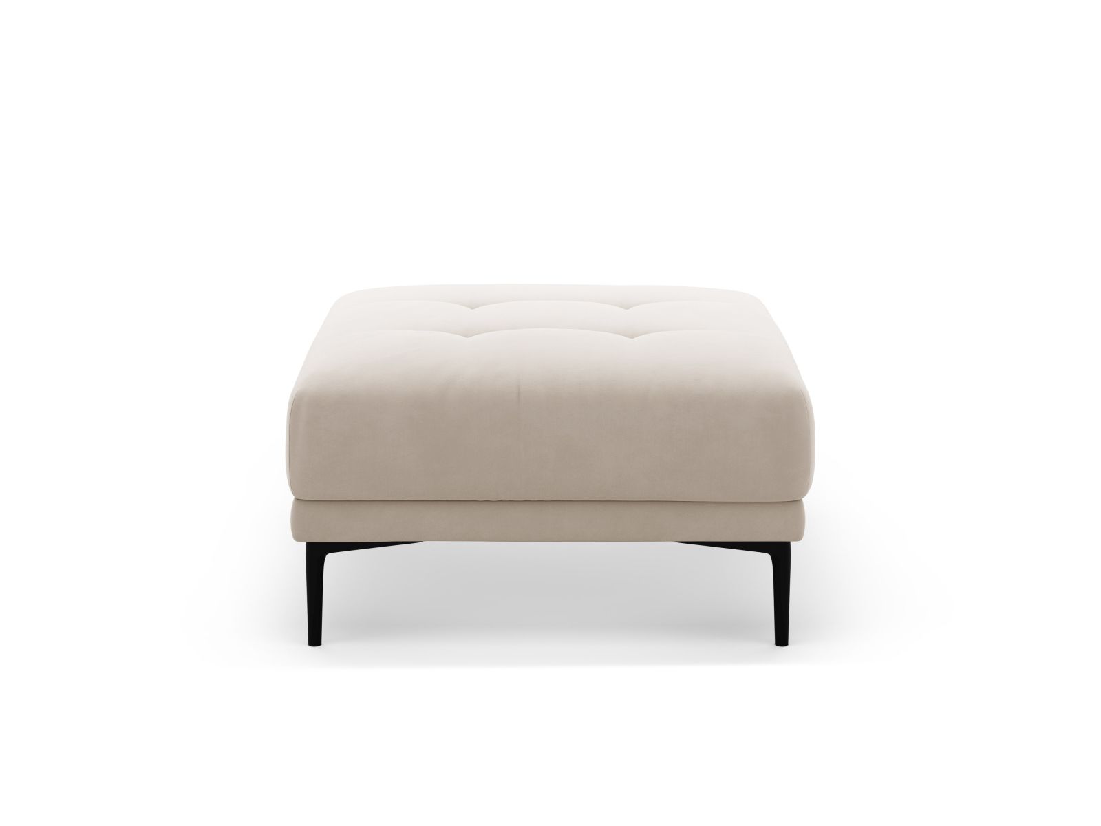 Velvet Pouf, "Bemy", 1 Seat, 85x85x46