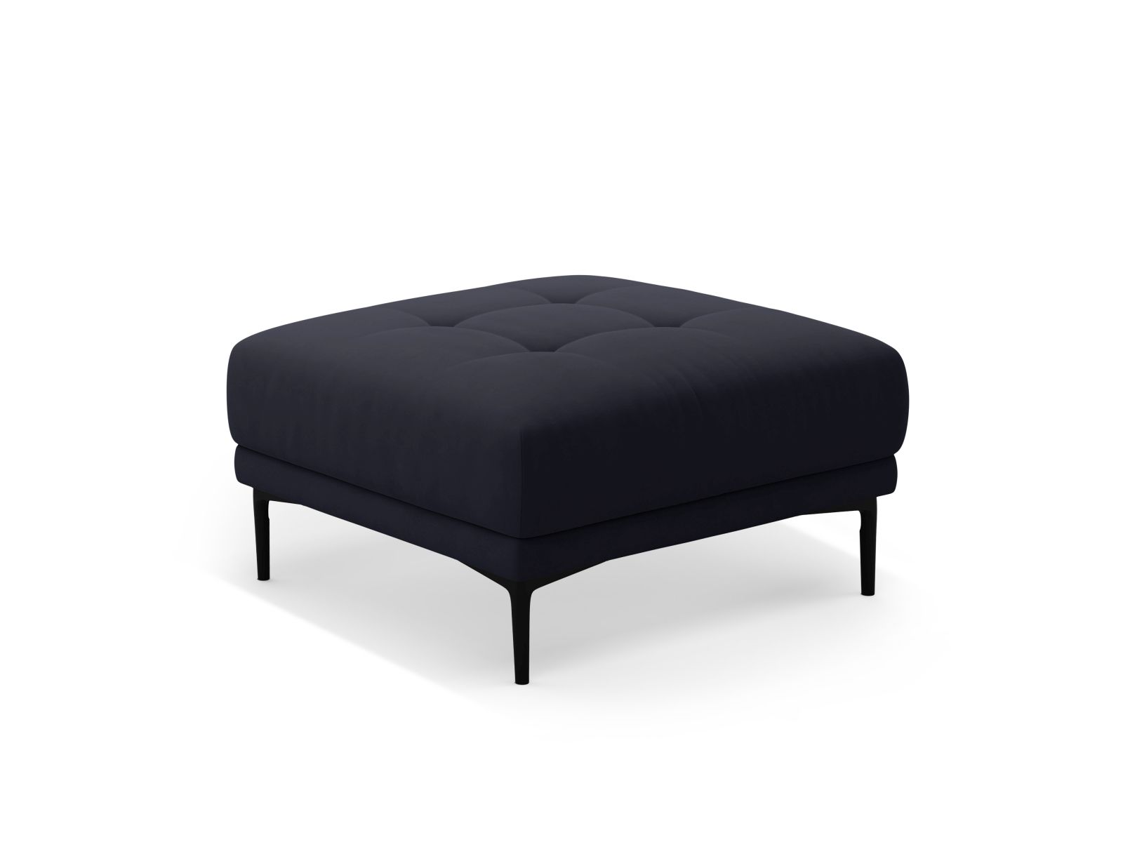 Velvet Pouf, "Bemy", 1 Seat, 85x85x46