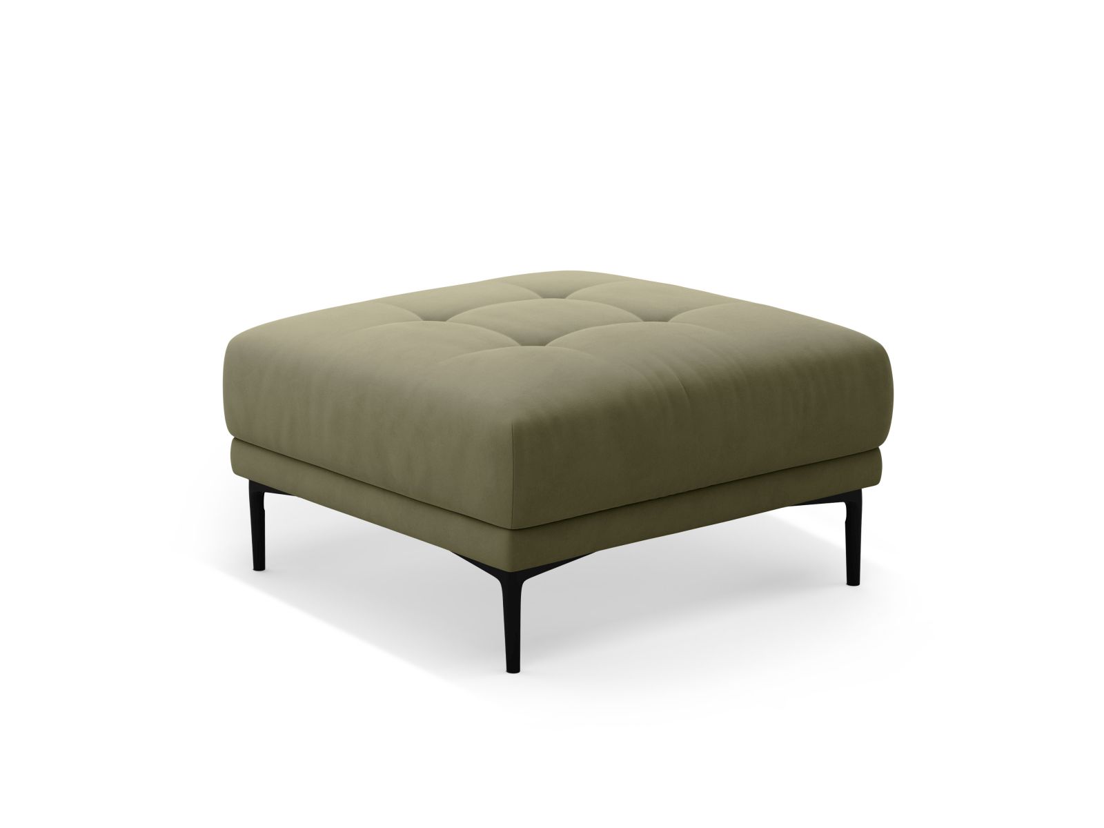 Velvet Pouf, "Bemy", 1 Seat, 85x85x46