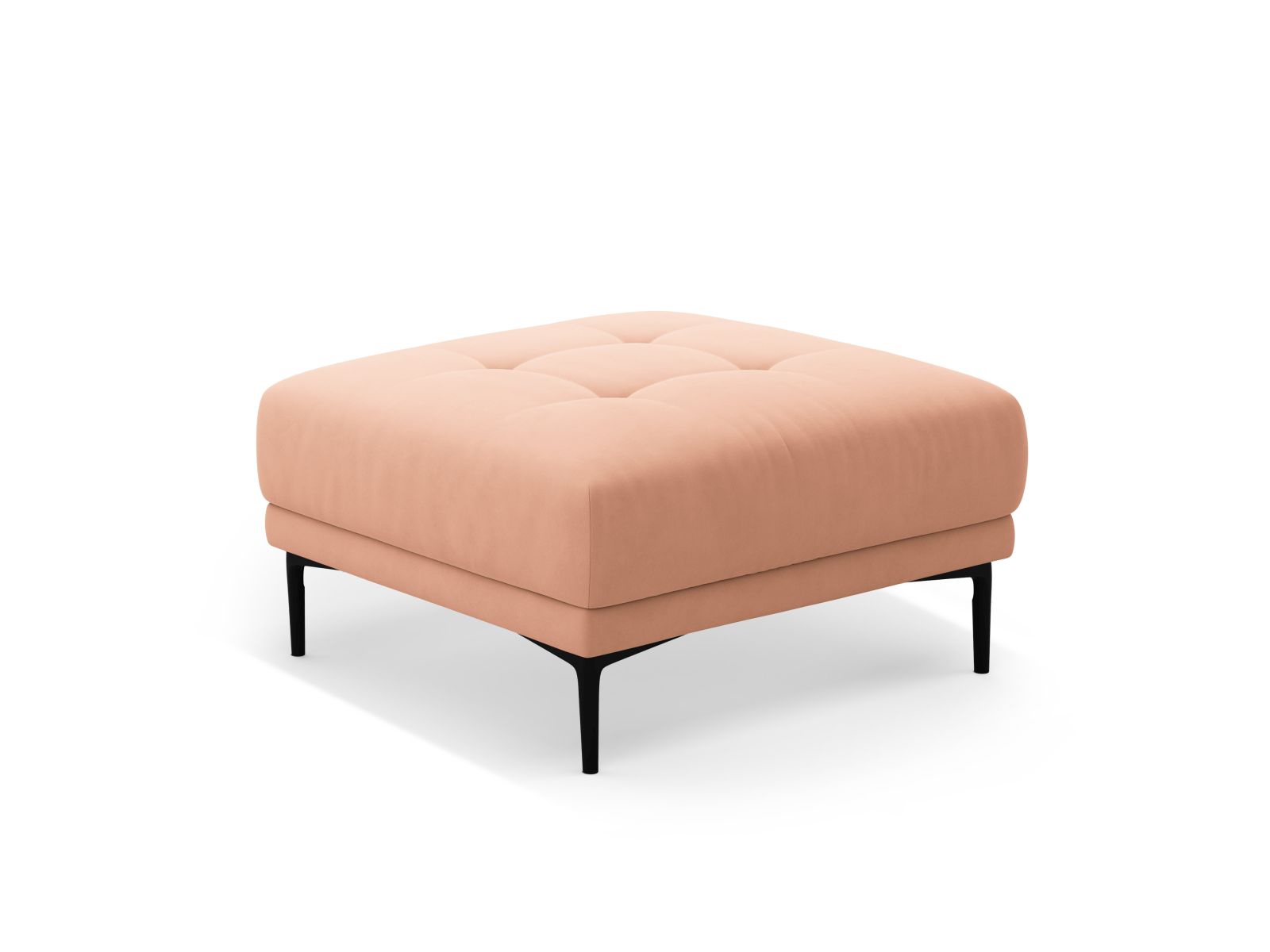 Velvet Pouf, "Bemy", 1 Seat, 85x85x46