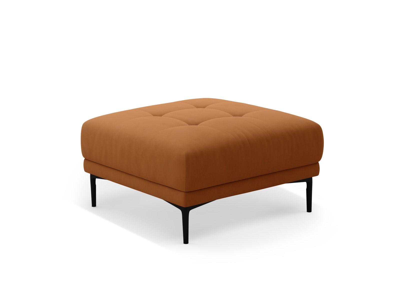 Velvet Pouf, "Bemy", 1 Seat, 85x85x46