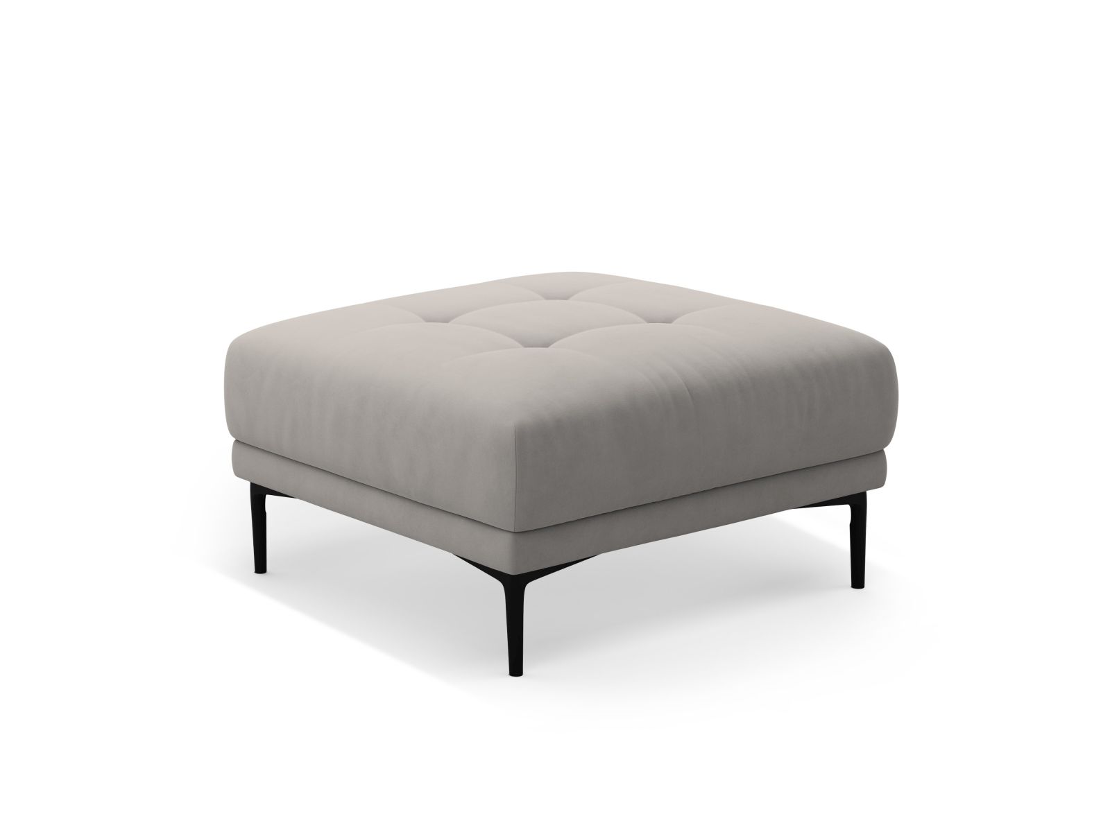 Velvet Pouf, "Bemy", 1 Seat, 85x85x46