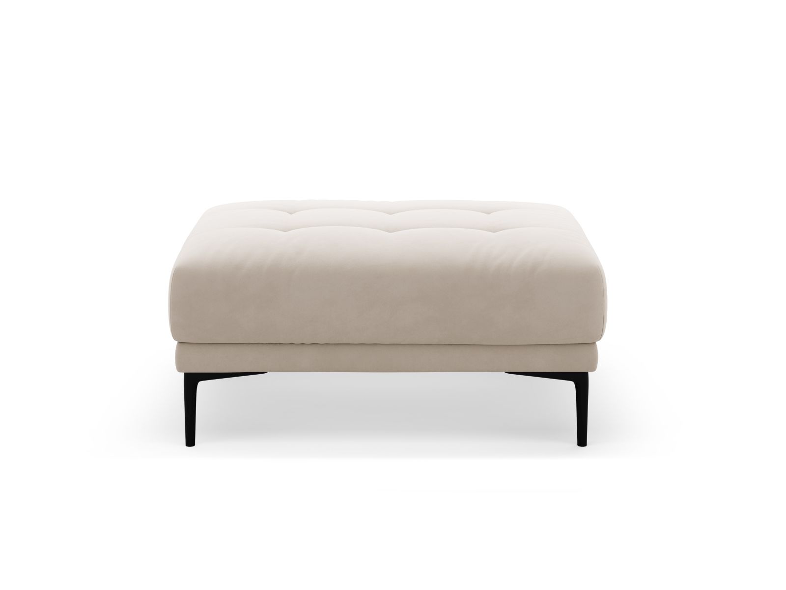Velvet Pouf, "Bemy", 1 Seat, 100x70x46