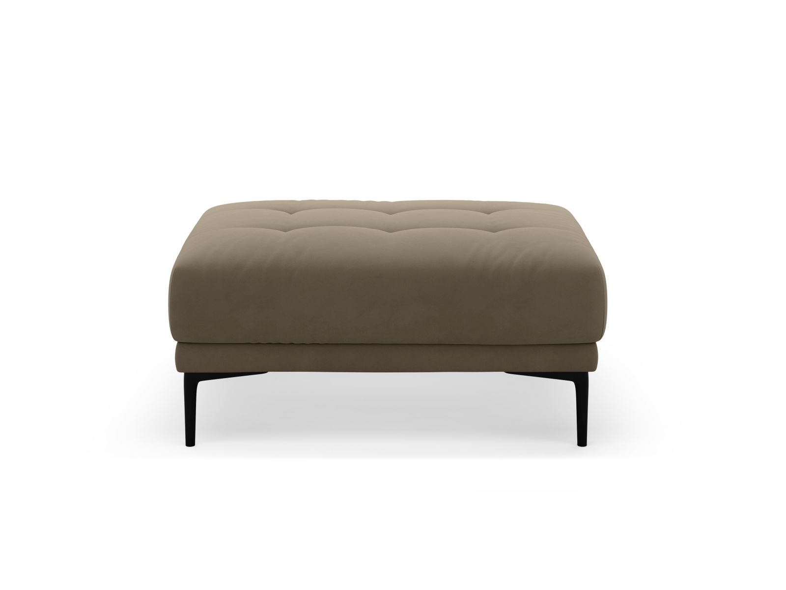 Velvet Pouf, "Bemy", 1 Seat, 100x70x46