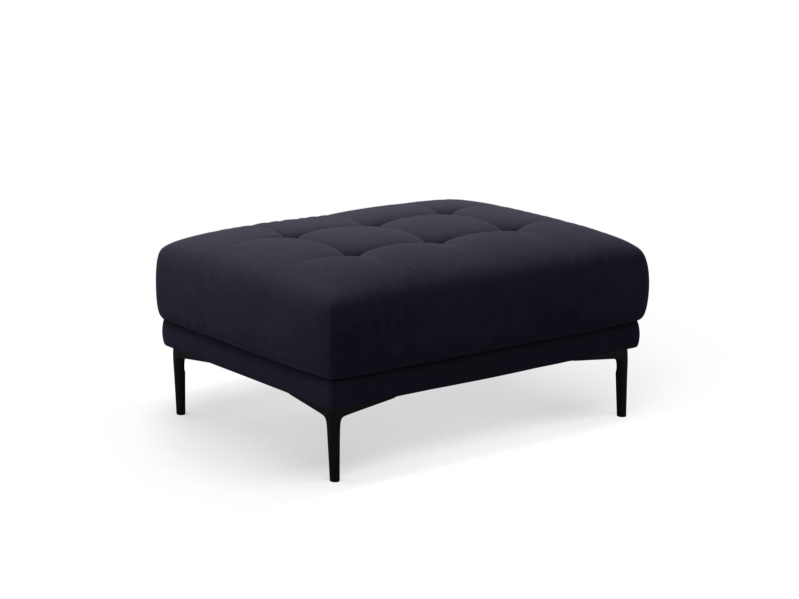 Velvet Pouf, "Bemy", 1 Seat, 100x70x46