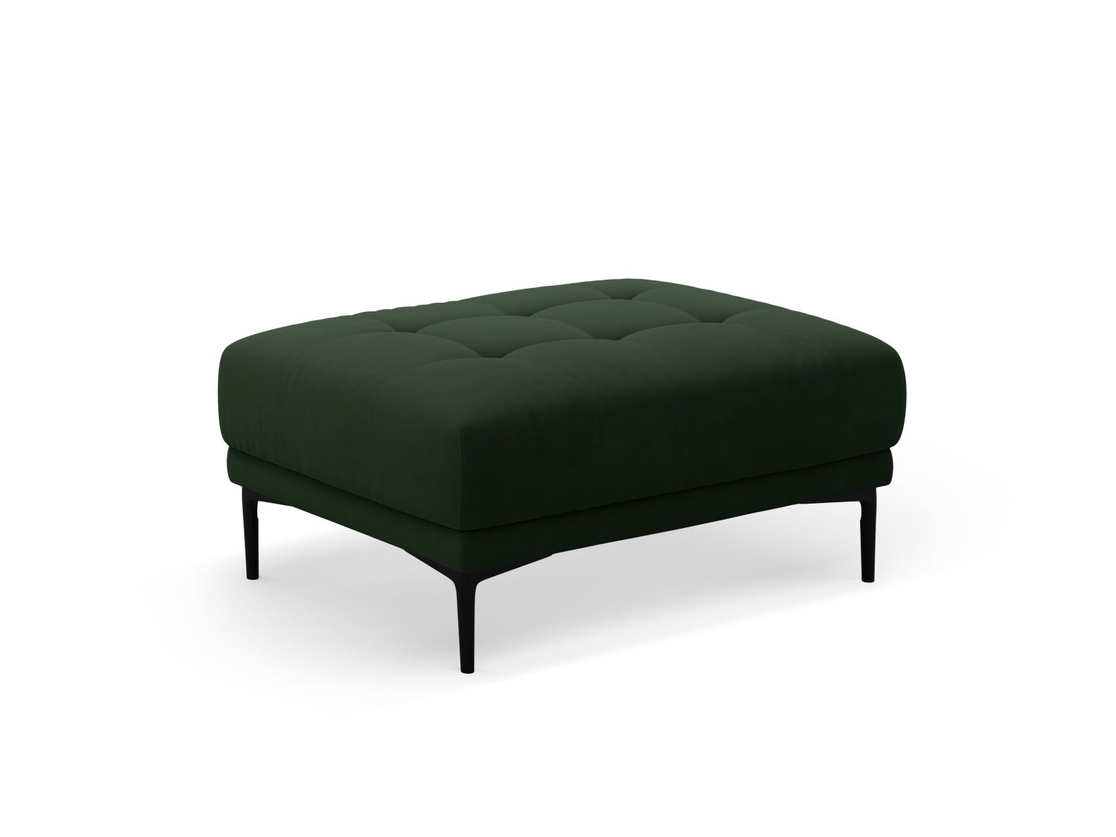 Velvet Pouf, "Bemy", 1 Seat, 100x70x46