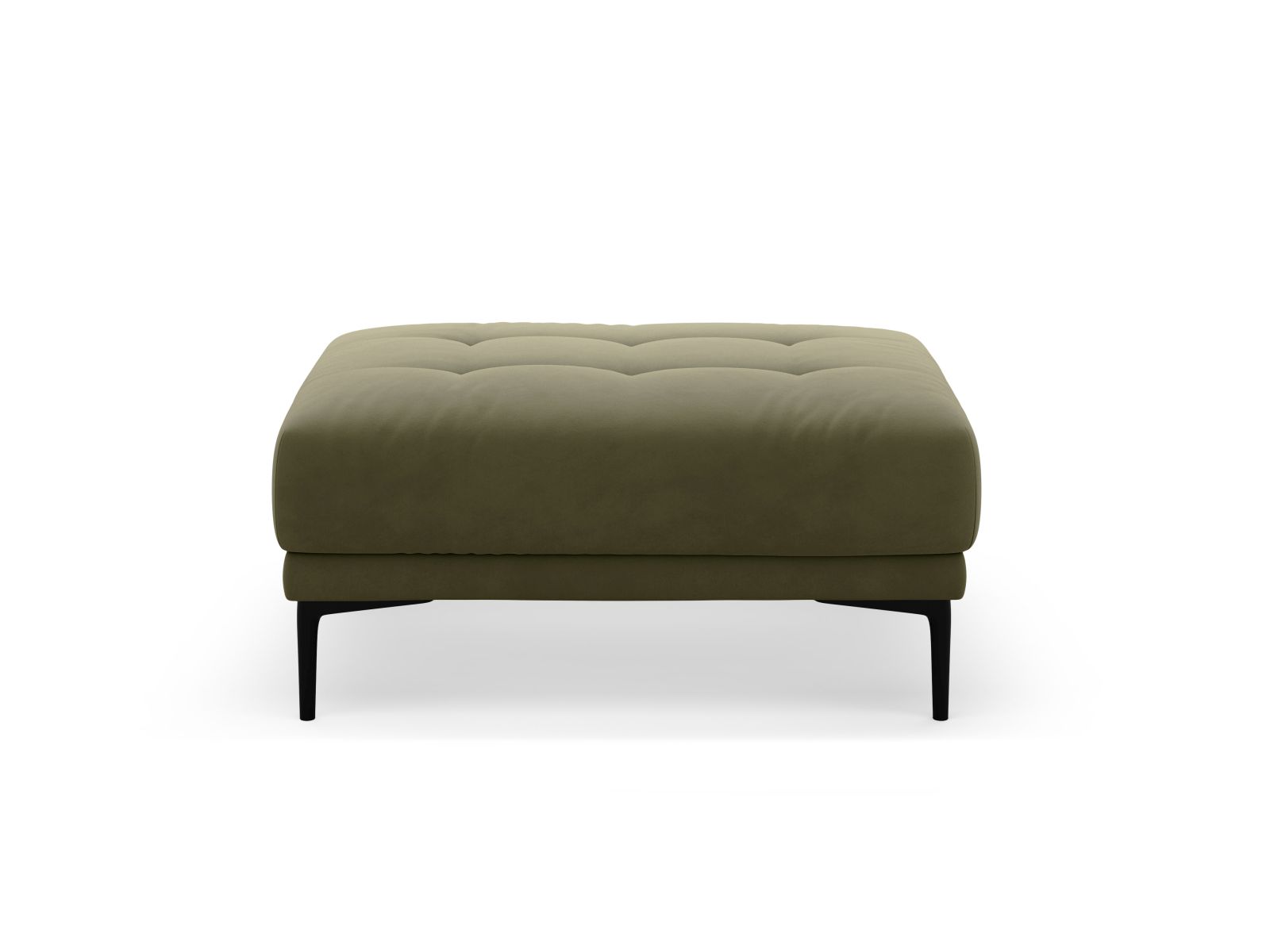 Velvet Pouf, "Bemy", 1 Seat, 100x70x46