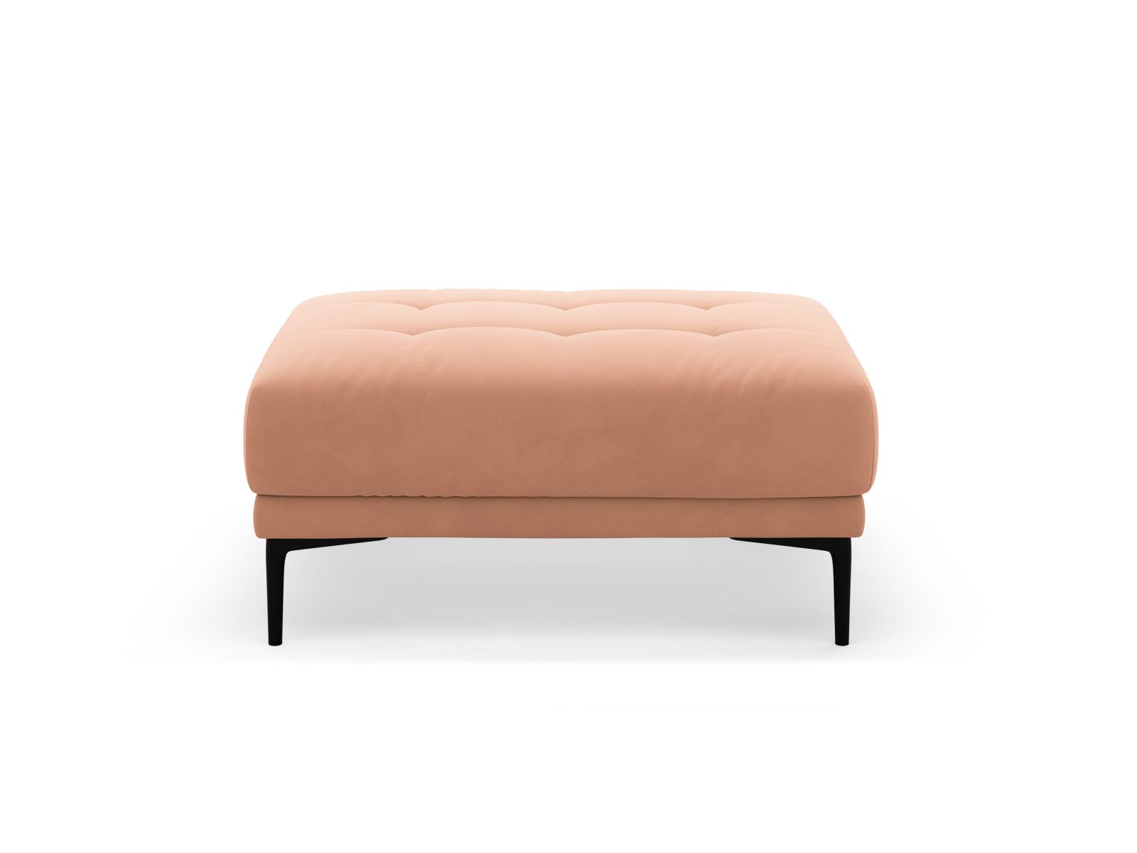Velvet Pouf, "Bemy", 1 Seat, 100x70x46