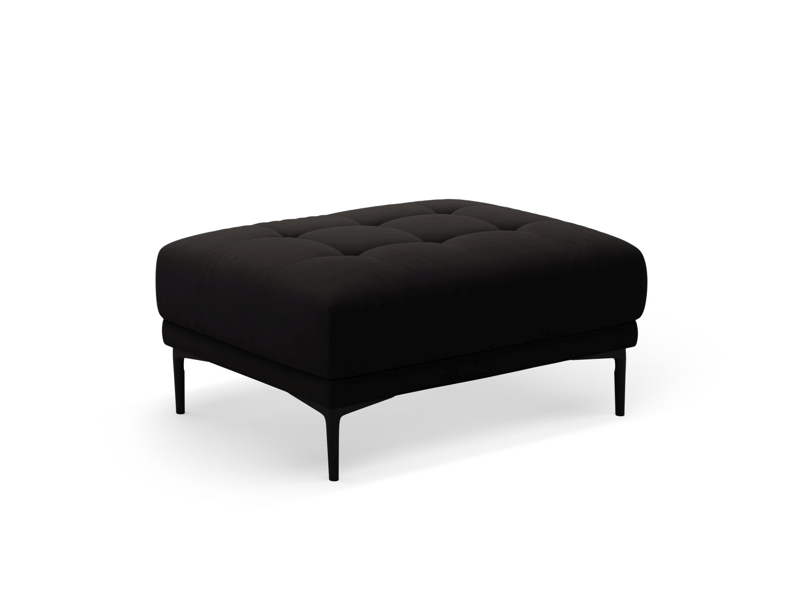 Velvet Pouf, "Bemy", 1 Seat, 100x70x46