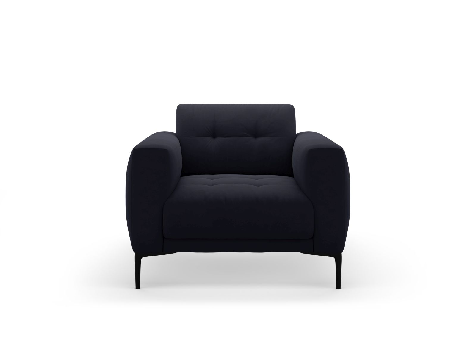 Velvet Armchair, "Bemy", 1 Seat, 87x85x85