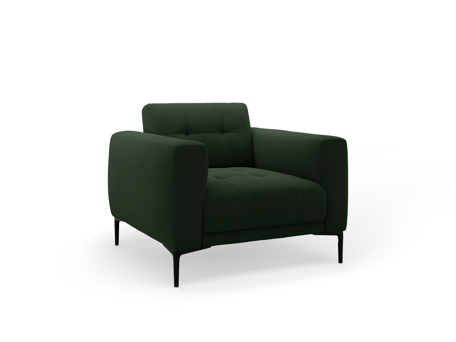 Velvet Armchair, "Bemy", 1 Seat, 87x85x85