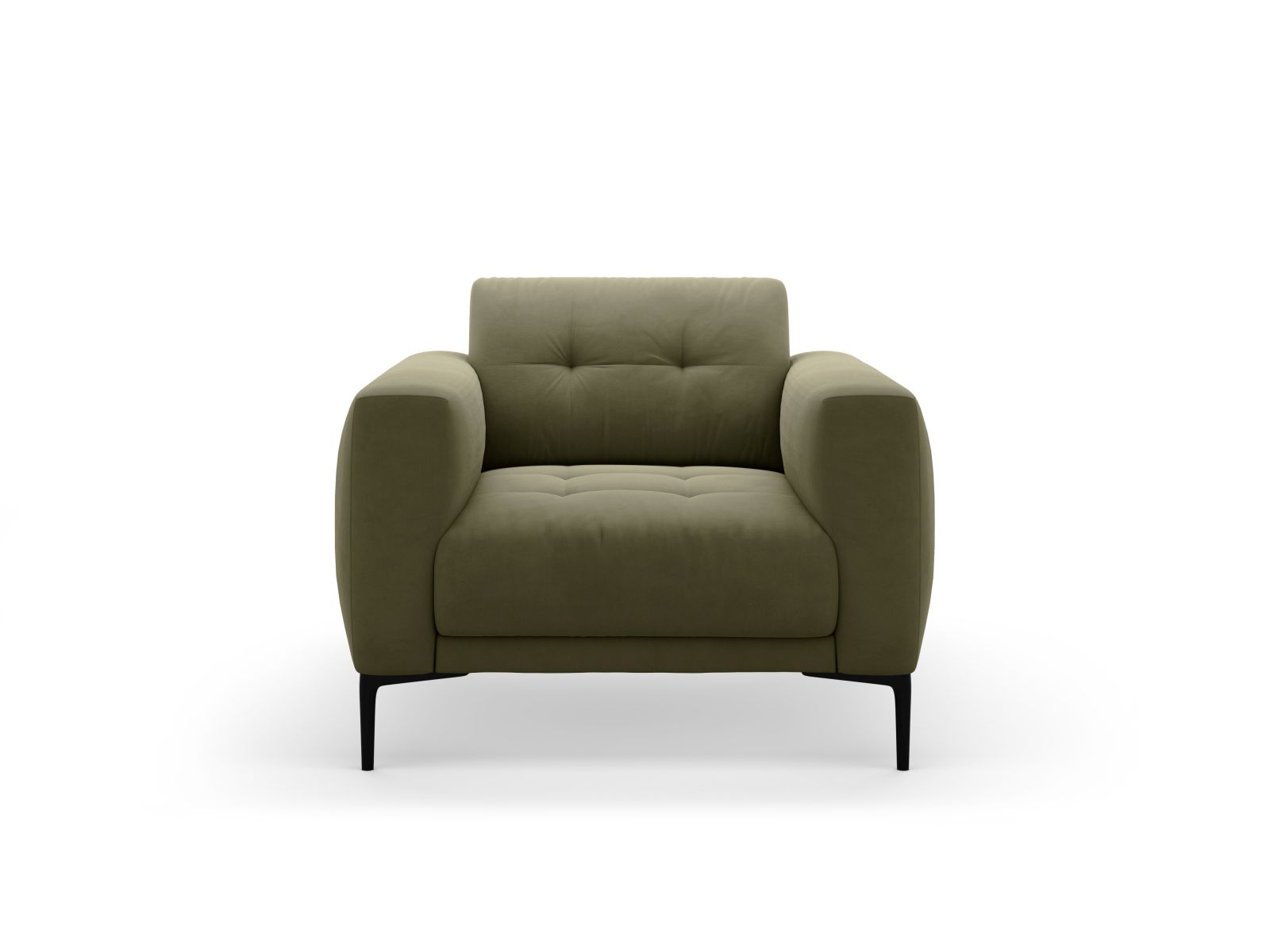 Velvet Armchair, "Bemy", 1 Seat, 87x85x85