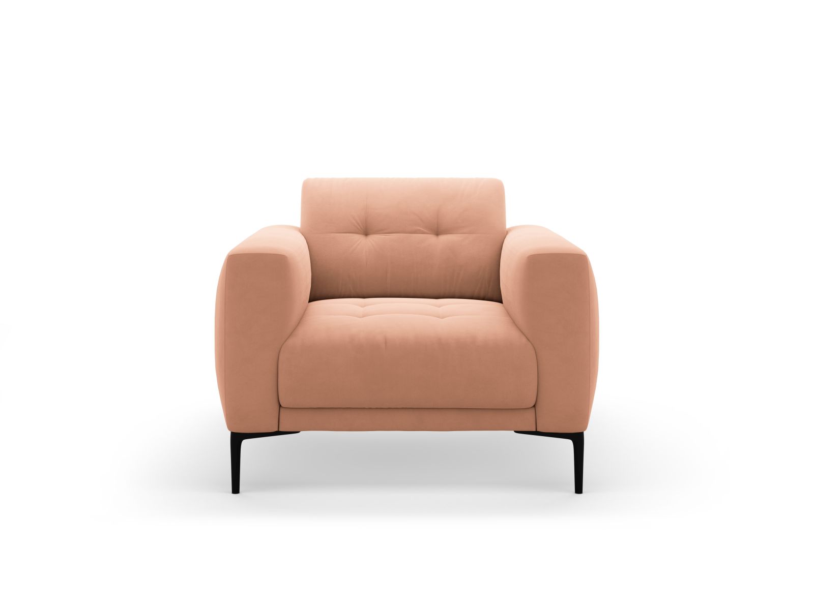 Velvet Armchair, "Bemy", 1 Seat, 87x85x85