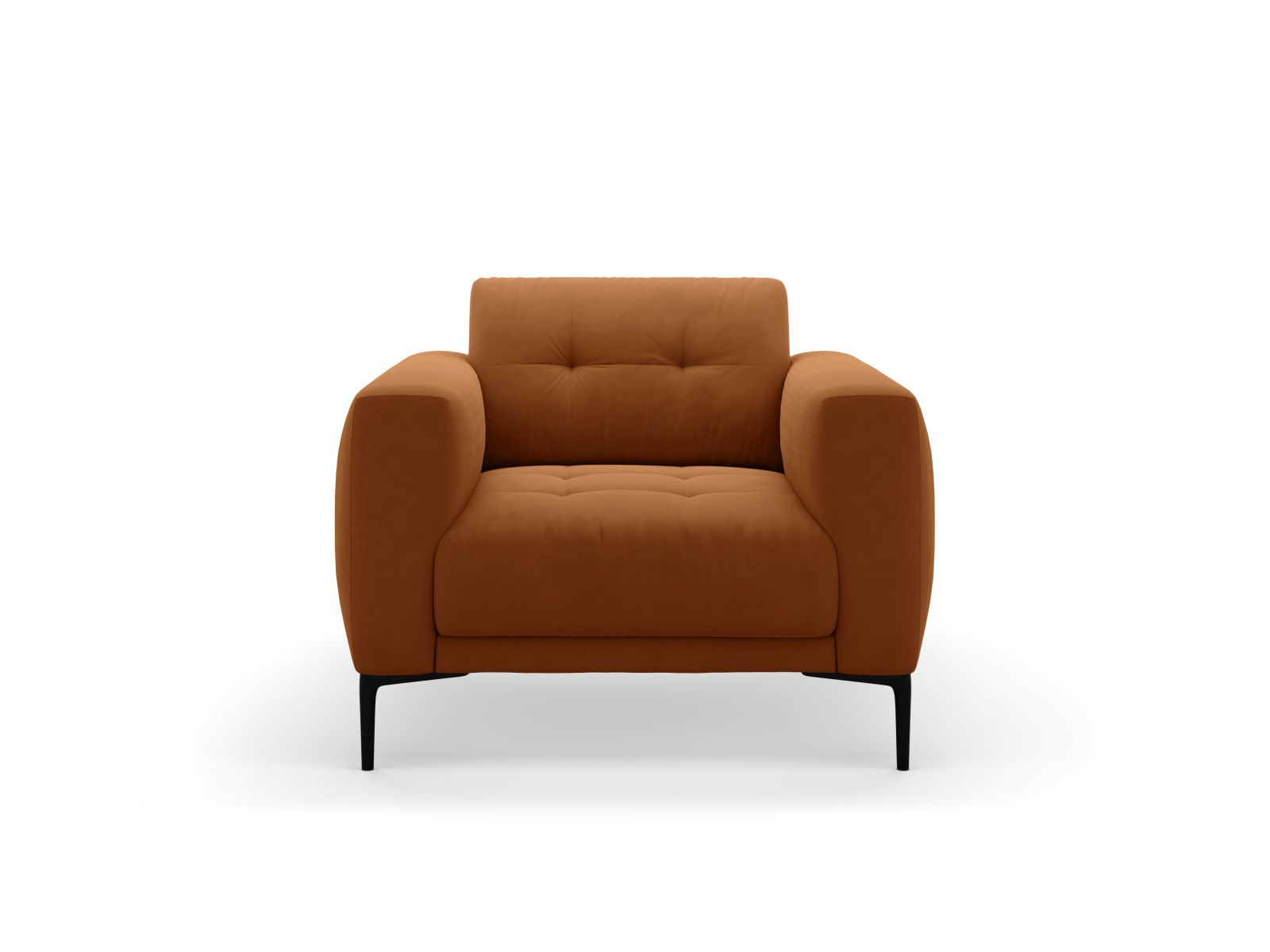 Velvet Armchair, "Bemy", 1 Seat, 87x85x85