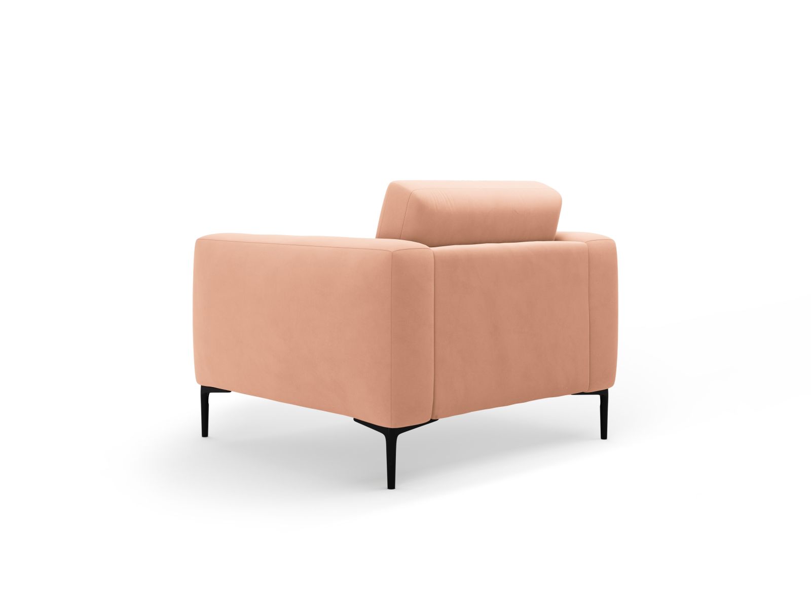 Velvet Armchair, "Bemy", 1 Seat, 87x85x85