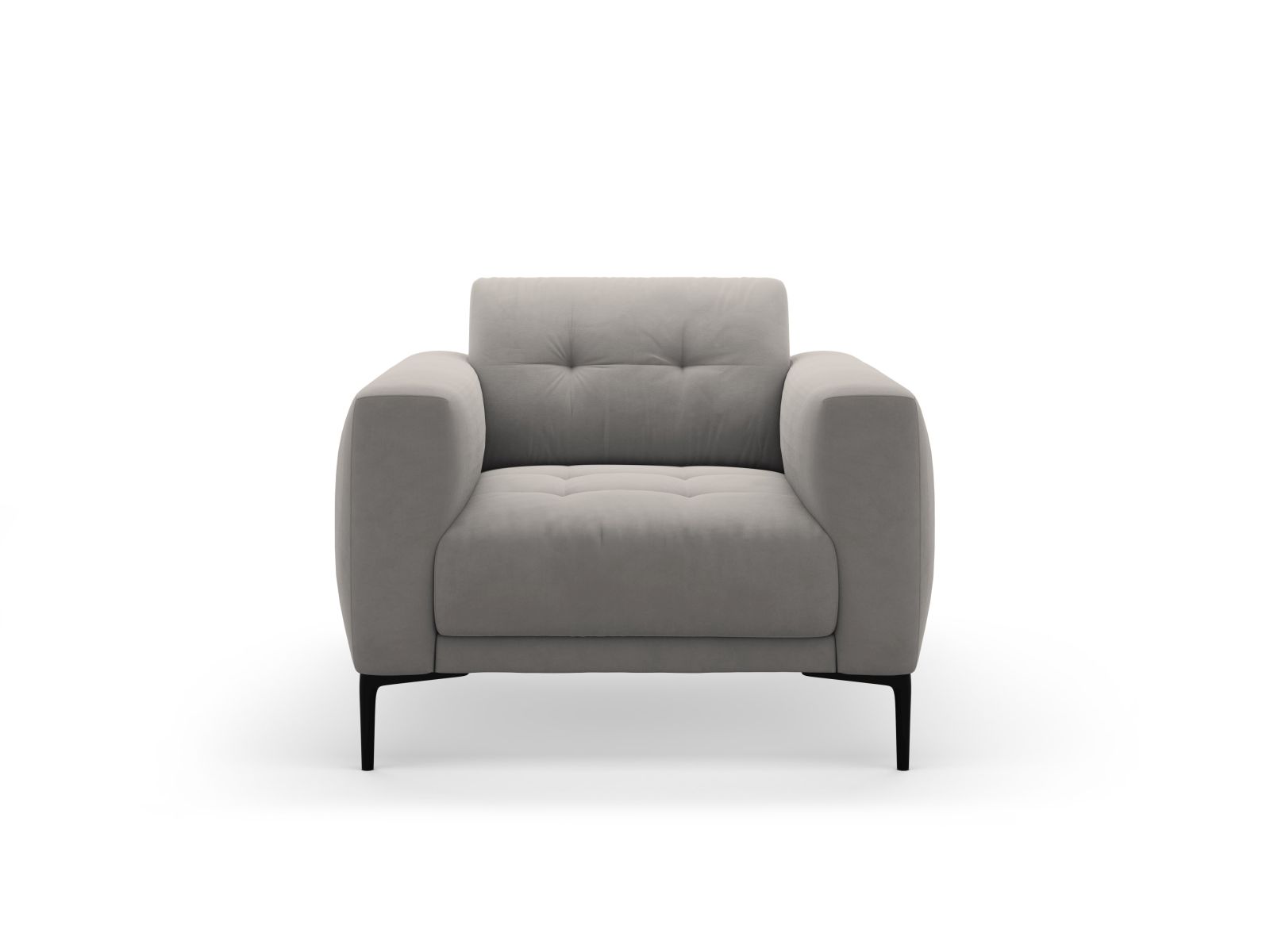 Velvet Armchair, "Bemy", 1 Seat, 87x85x85