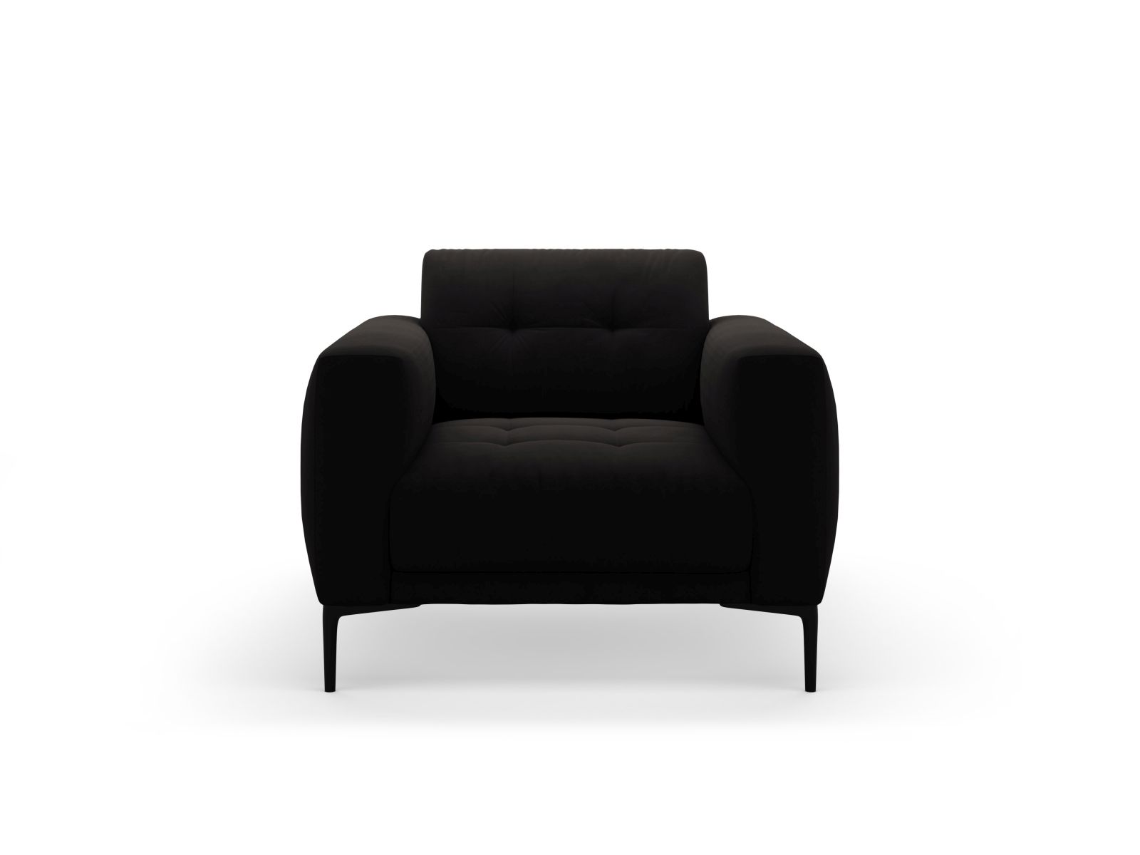 Velvet Armchair, "Bemy", 1 Seat, 87x85x85