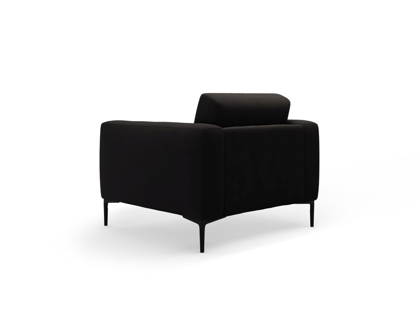 Velvet Armchair, "Bemy", 1 Seat, 87x85x85