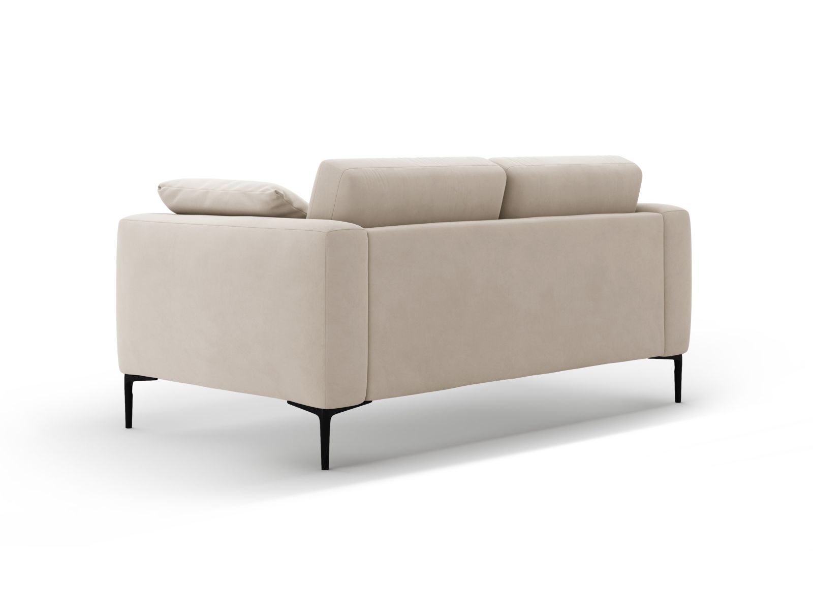 Velvet Sofa, "Bemy", 2 Seats, 161x102x86