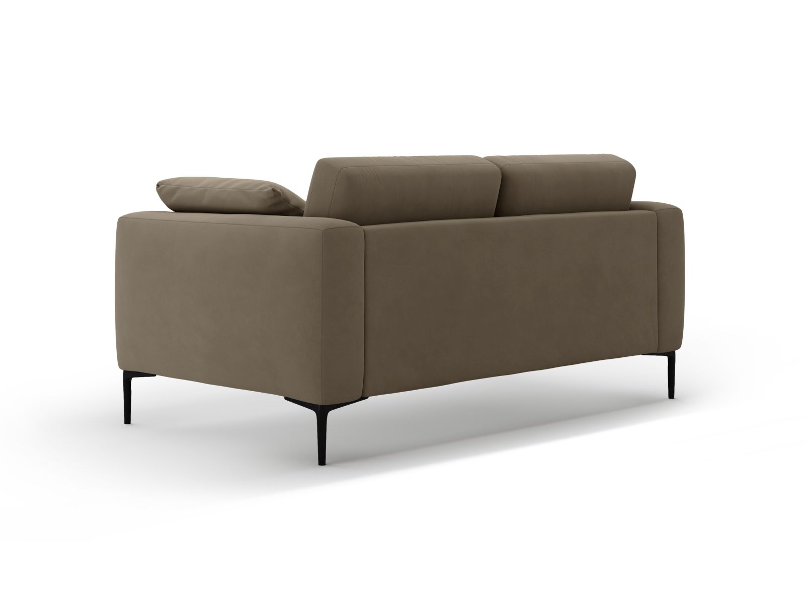 Velvet Sofa, "Bemy", 2 Seats, 161x102x86