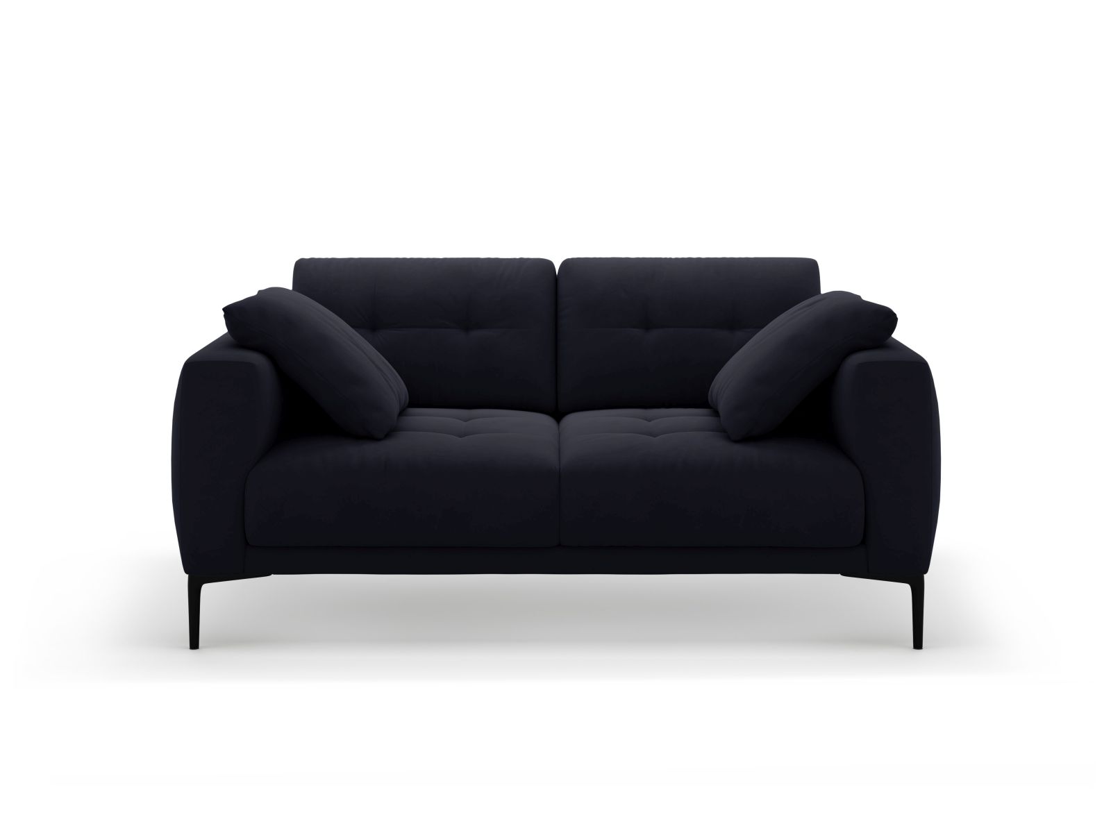 Velvet Sofa, "Bemy", 2 Seats, 161x102x86